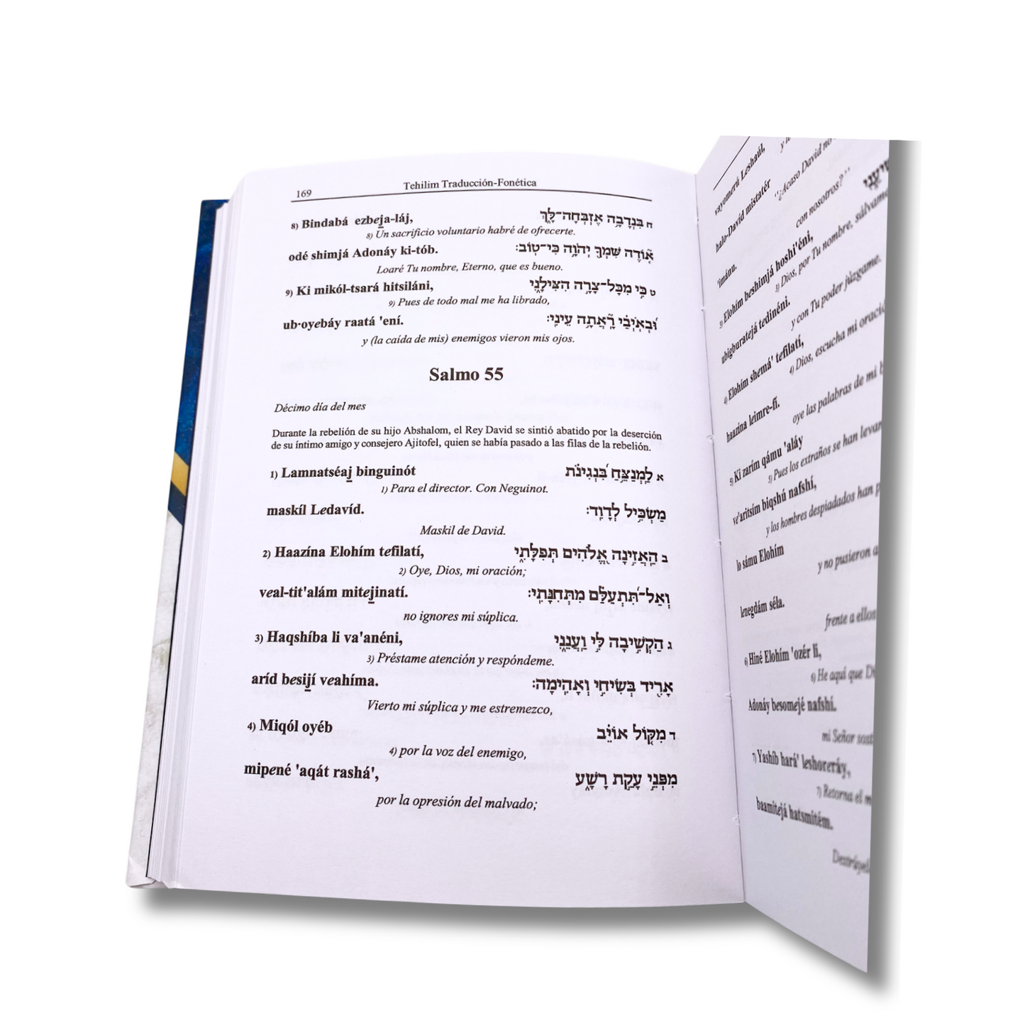 Salmos Hebreo Español + Fonetica | Tehilim Incluye Separador
