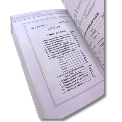 Libro De Salmos De Bolsillo Edición Hebreo Español Fonetica